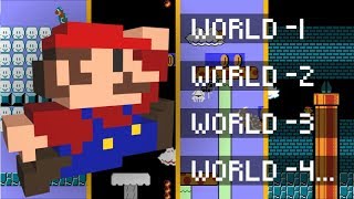 Whats in all 248 Minus Worlds of Super Mario Bros [upl. by Stasny665]