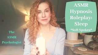 ASMR Sleep Hypnosis REAL HYPNOTHERAPIST  Soft Spoken [upl. by Valdemar]