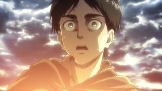 Attack On Titan Season 2 English Dub  Reiner amp Bertholdts Transformation [upl. by Alderman]