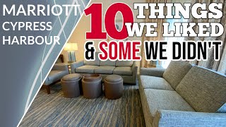 What We Like amp What We Dont at Marriott Cypress Harbour  My Review [upl. by Sualk]