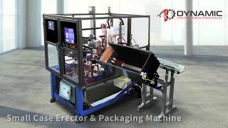 Small Case Erector amp Packaging Machine [upl. by Nivlak]