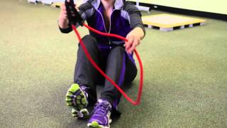 How to Slim Down Your Stomach With Resistance Bands [upl. by Hannan]