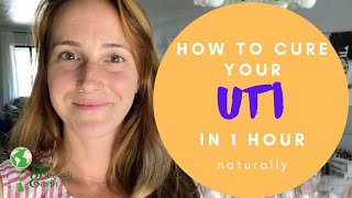 How to Cure Your UTI in One Hour Naturally  Cures From The Kitchen  DIY Home Remedy [upl. by Garlan]