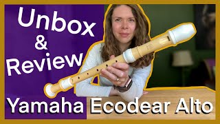 Yamaha Ecodear Alto YRA402B Recorder Unboxing amp Review [upl. by Lammond]