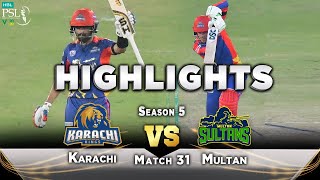 Karachi Kings Inning Full Highlights  Karachi vs Multan  Match 31  HBL PSL 2020  MB2T [upl. by Yenruoc]