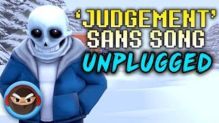 UNDERTALE SANS SONG quotJudgementquot UNPLUGGED ACOUSTIC COVER [upl. by Jennee]