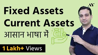 Fixed Assets and Current Assets  Explained in Hindi [upl. by Anaeed165]