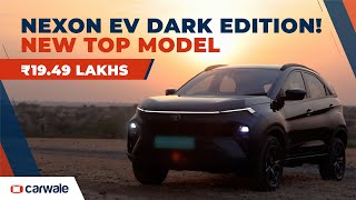 Tata Nexon EV Dark Edition Review  New Black Colour Looks Mean [upl. by Llirpa477]