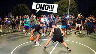 Rematch Vs Friga Was INSANE 5v5 Basketball At The Park [upl. by Adnilak]