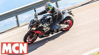 2019 Aprilia Tuono V4 1100 Factory review  MCN  Motorcyclenewscom [upl. by Eseila]