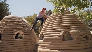 Sustainable SuperAdobe Homes Built With Sandbags  Innovation Nation [upl. by Akimit]