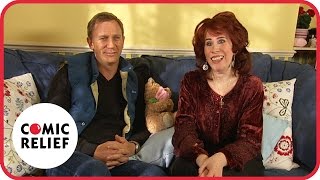 Daniel Craig and Elaine Figgis  Comic Relief [upl. by Meekyh]