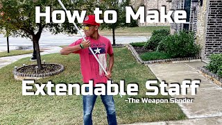 How To Make Extendable Bo Staff  Weapon Sender [upl. by Htebazie]