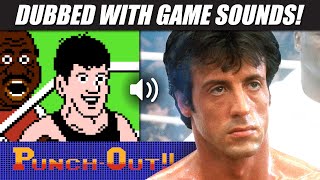 Rocky IV dubbed with PUNCHOUT NES game sounds  RetroSFX Mashups [upl. by Sellers518]