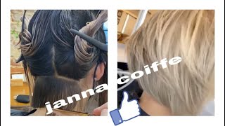 mèches blondes sur cheveux bruns BLONDME olaplex 👈😍 ☘️ [upl. by Ynitsed]