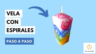 Como Hacer VELAS de PARAFINA con molde 🌀 [upl. by Felt]