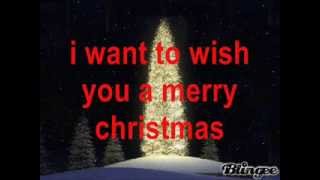 i want to wish you a merry christmas wlyrics [upl. by Kcam]