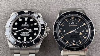 Rolex Submariner vs Omega Seamaster 300 SPECTRE Luxury Watch Comparison [upl. by Piscatelli]