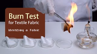 Burn Test for Fabric Identification [upl. by Det]