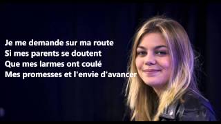 Louane  Je vole Michel Sardou  Lyric [upl. by Dierolf]