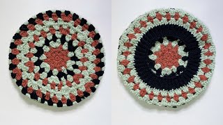 Granny Beret Crochet Tutorial [upl. by Brenna]