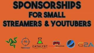 Sponsorships for small StreamersYoutubers [upl. by Ydnarb396]