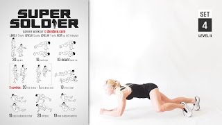 Super Soldier Workout by DAREBEE  FULL   Strength amp Tone   30 Minutes [upl. by Umont]