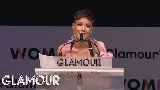 Halseys Poem About Being an Inconvenient Woman  Glamour WOTY 2018 [upl. by Nnairol]