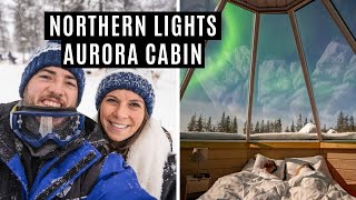 Saariselka Finlands Northern Lights Village  Seeing the Northern Lights in Aurora Cabin [upl. by Weaks]