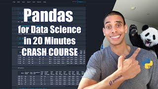 Pandas for Data Science in 20 Minutes  Python Crash Course [upl. by Gosselin]