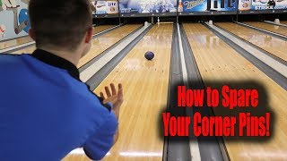 BOWLING  HOW TO SPARE YOUR CORNER PINS [upl. by Howenstein]