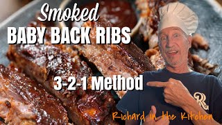 SMOKED BABY BACK RIBS  321 METHOD  Masterbuilt Electric Smoker [upl. by Euqirdor]