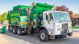 Peterbilt 320  McNeilus ZR Garbage Truck [upl. by Nnad]