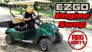 EzGo Electric Golf Cart DuroMax 18hp Engine Swap Ep1 [upl. by Reace]