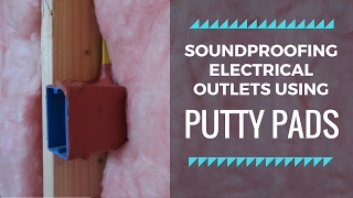 Soundproofing electrical outlets in walls [upl. by Suzy]