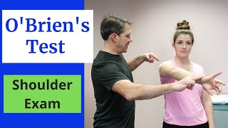 OBriens Test for Labral Tears Shoulder Exams [upl. by Maitland]