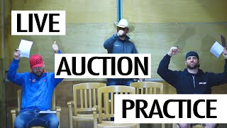 Live Auction Practice  Freestyle Bid Calling [upl. by Ling]