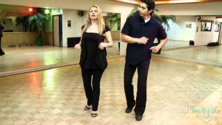 How to Latin Dance Bachata  Basic Steps [upl. by Inajna]