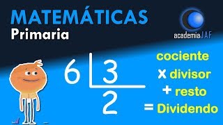 LA PRUEBA DE LA DIVISIÓN  Matemáticas [upl. by Rett461]