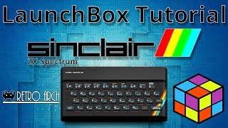 Sinclair ZX Spectrum Using RetroArch Fuse Core  LaunchBox Tutorials [upl. by Olatha]