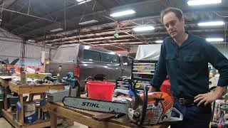 Stihl MS 500i Fuel Injected Chainsaw 1 Year Used Review Australia  How does the MS500i perform [upl. by Batchelor483]