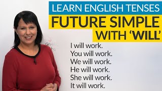 Learn English Tenses FUTURE SIMPLE with “WILL” [upl. by Arella]