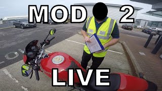 MOD 2 2019  UK Motorbike Test  Live Footage with Commentary 27 [upl. by Doelling]