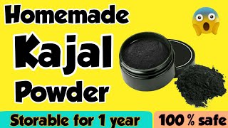 How To Make Kajal Powder At Home  DIY Homemade Kajal Powder [upl. by Imailiv711]