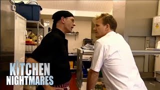 Hilarious Argument  Ramsays Kitchen Nightmares [upl. by Nnylyaj]