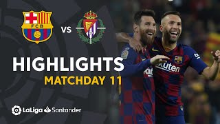 Highlights FC Barcelona vs Real Valladolid 51 [upl. by Adiela977]