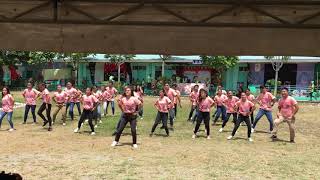 Piliin mo ang Pilipinas mass dance Language and Literature Department Abuyog Community College [upl. by Casper]