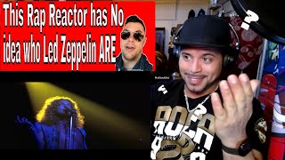 Led Zeppelin Reaction Stairway to heaven RAP Reactor Never Heard Led Zeppelin amp his REACTION [upl. by Anwadal]