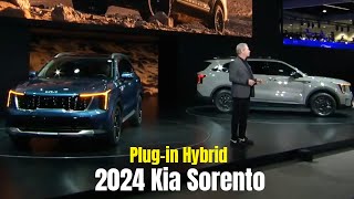 2024 Kia Sorento Plug in Hybrid and Hybrid at AutoMobility LA [upl. by Ijuy]