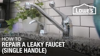 How to Fix A Dripping or Leaky Single Handle Faucet [upl. by Luebke776]